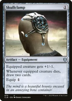 Skullclamp #870 · Magic: The Gathering