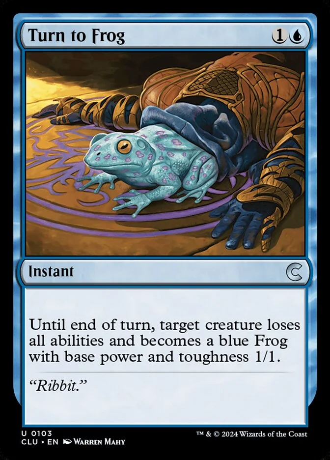Turn to Frog 「CLU/103」「EN」