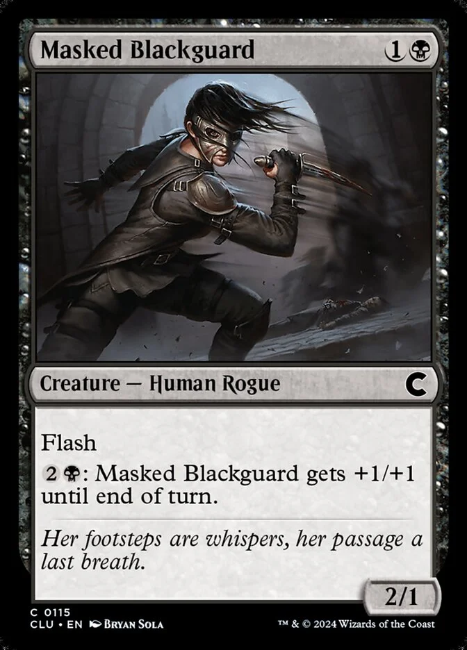 Masked Blackguard 「CLU/115」「EN」