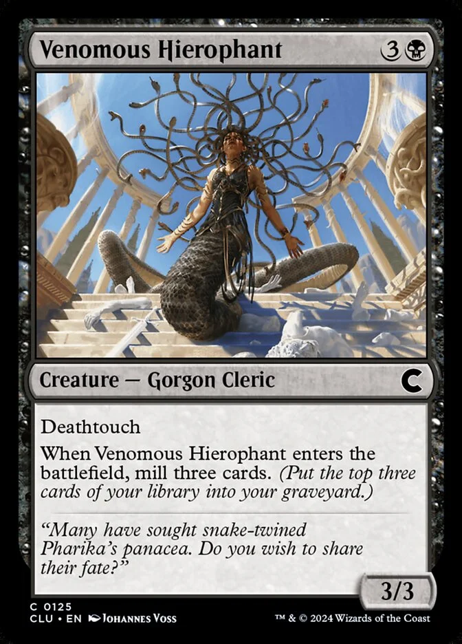 Venomous Hierophant 「CLU/125」「EN」