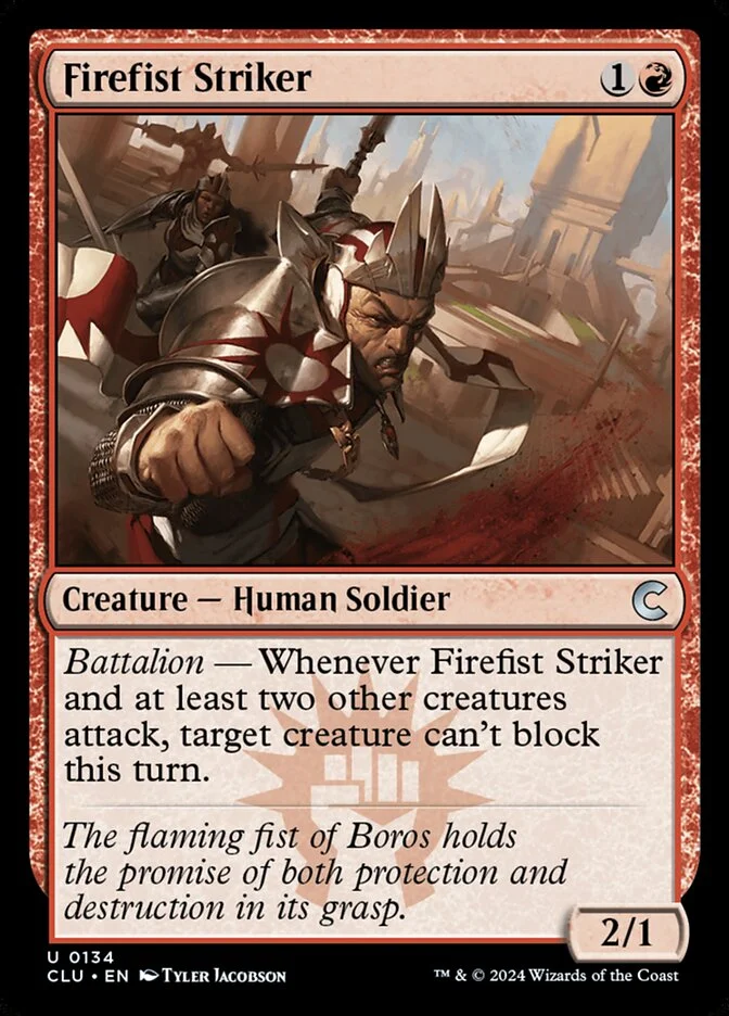 Firefist Striker 「CLU/134」「EN」