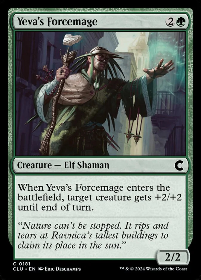 Yeva's Forcemage 「CLU/181」「EN」
