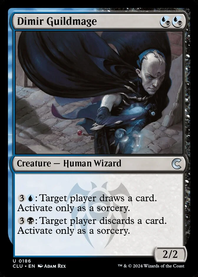 Dimir Guildmage 「CLU/186」「EN」
