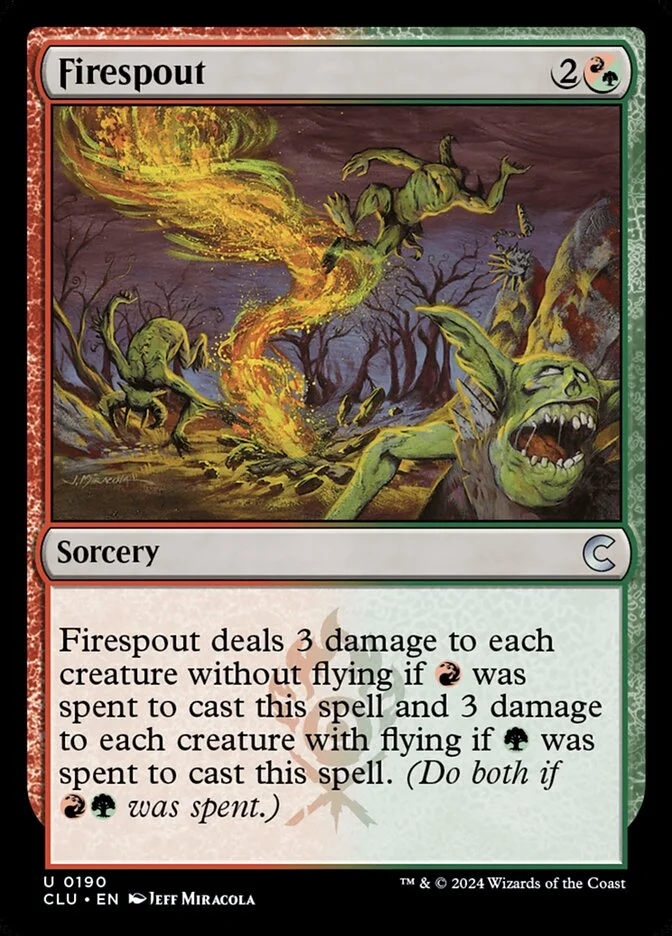 Firespout 「CLU/190」「EN」