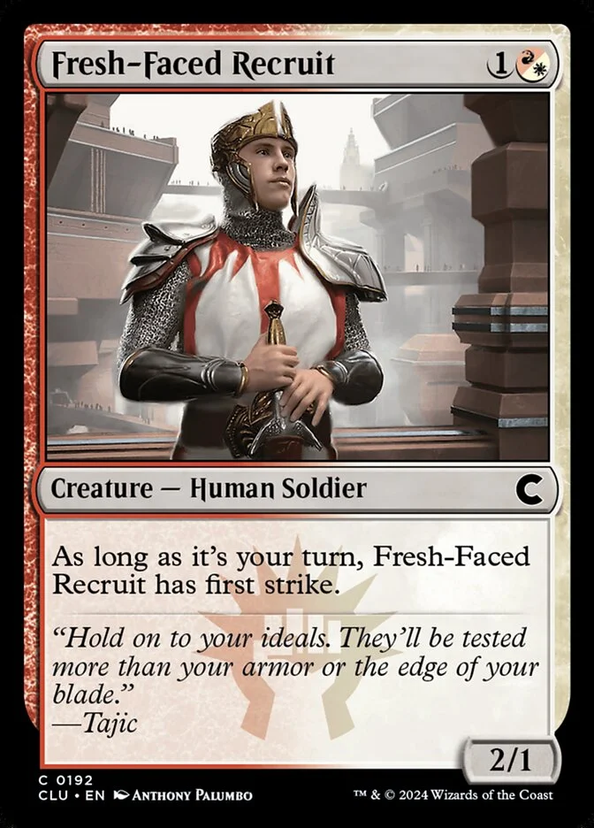 Fresh-Faced Recruit 「CLU/192」「EN」