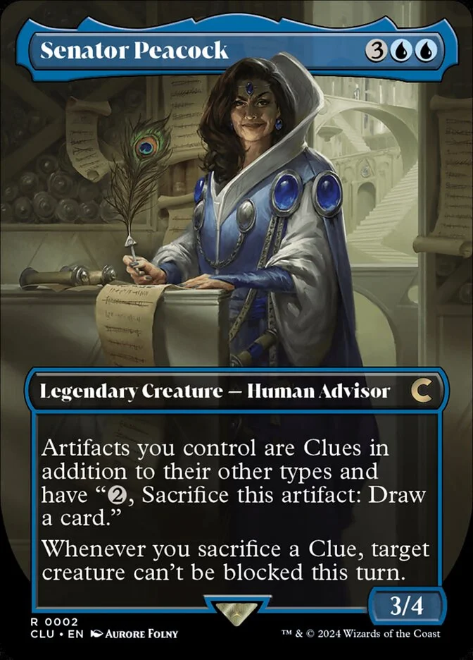 Senator Peacock 「CLU/2」「EN」