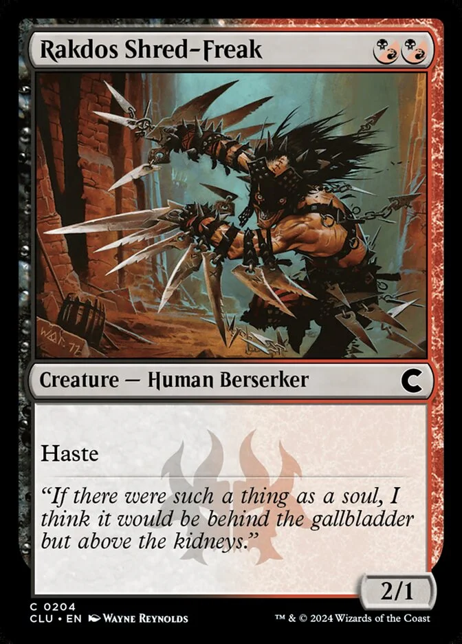 Rakdos Shred-Freak 「CLU/204」「EN」