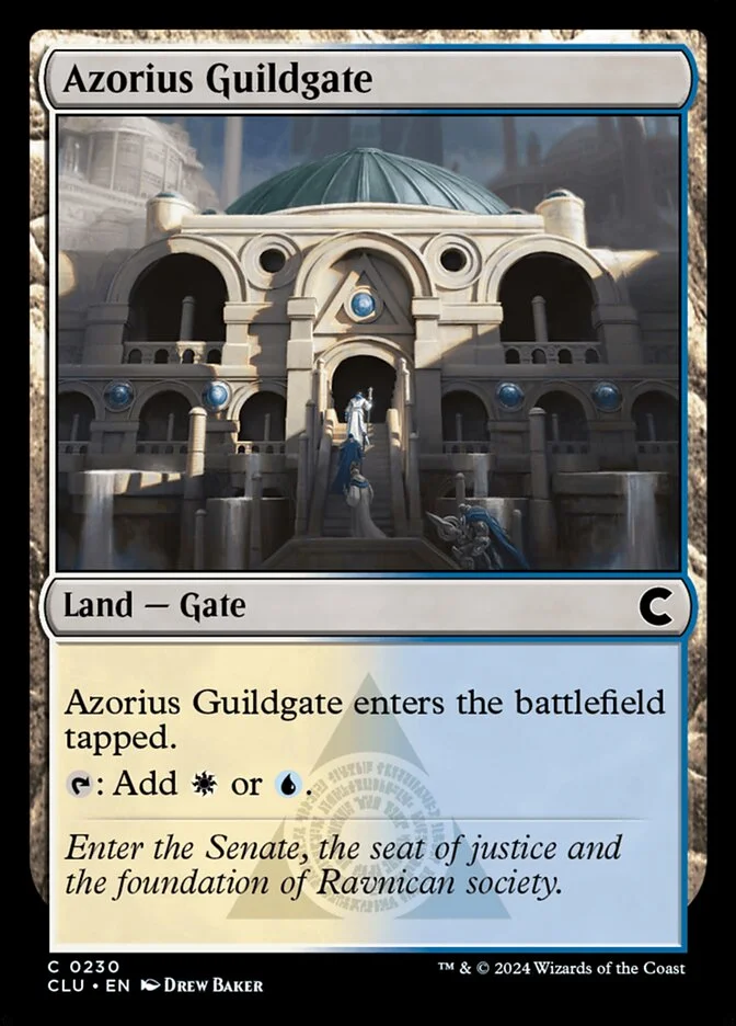 Azorius Guildgate 「CLU/230」「EN」