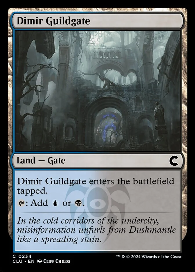 Dimir Guildgate 「CLU/234」「EN」