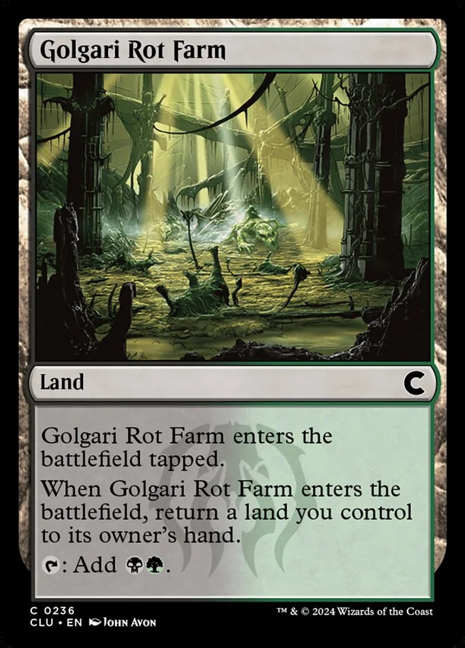 Golgari Rot Farm 「CLU/236」「EN」