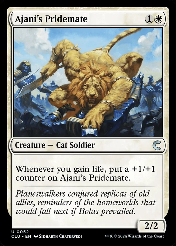 Ajani's Pridemate 「CLU/52」「EN」