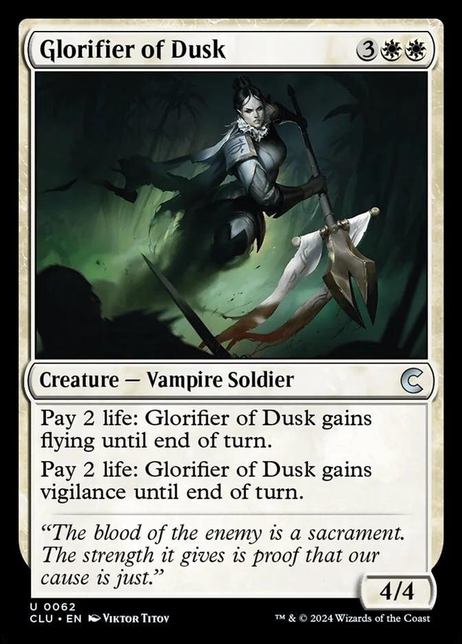 Glorifier of Dusk 「CLU/62」「EN」