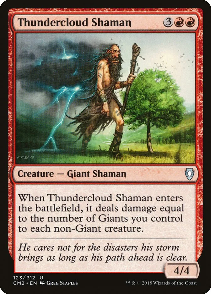 Thundercloud Shaman 「CM2/123」「EN」