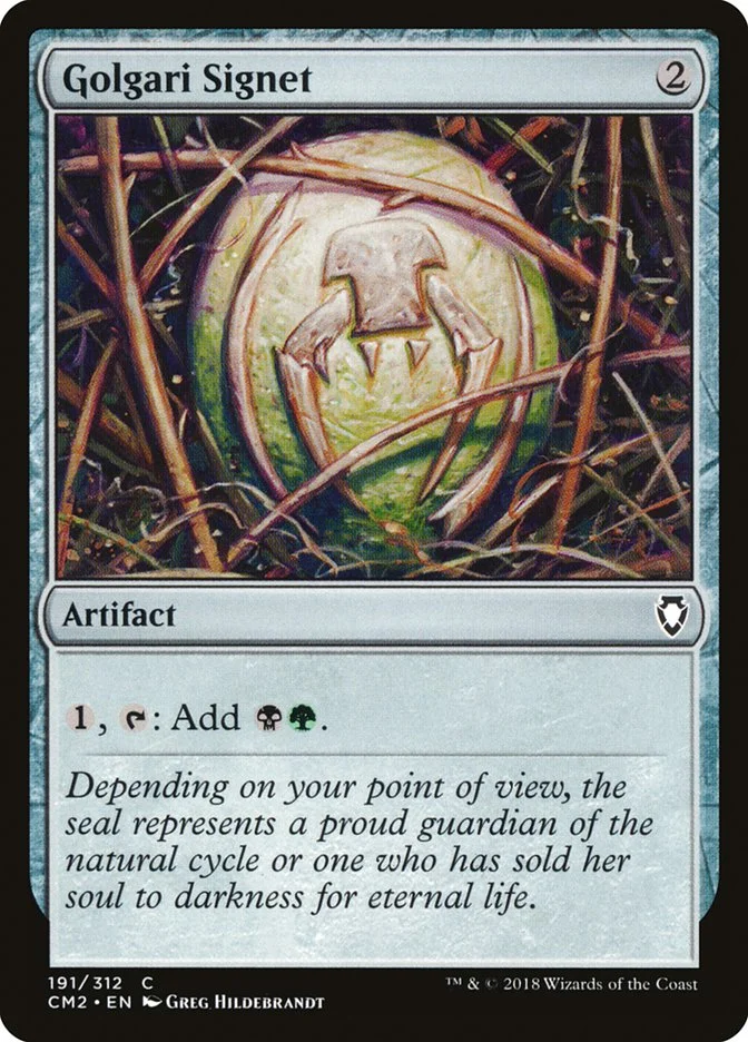 Golgari Signet 「CM2/191」「EN」