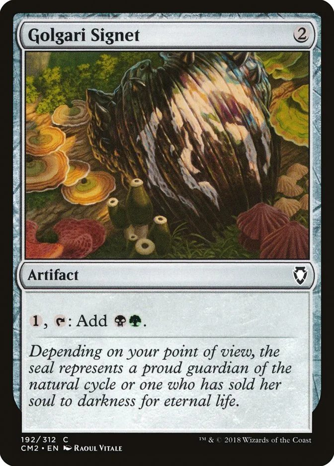 Golgari Signet 「CM2/192」「EN」