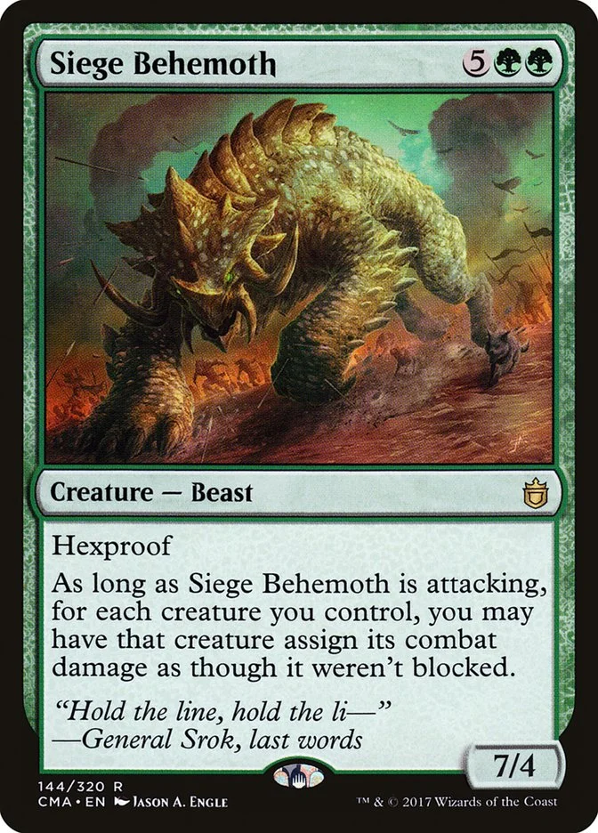 Siege Behemoth 「CMA/144」「EN」