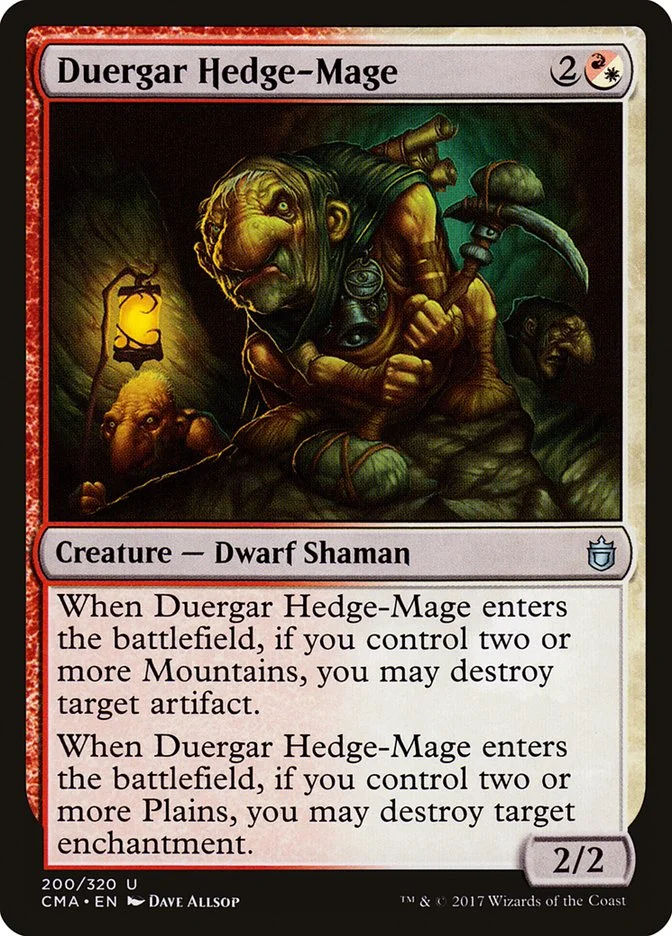 Duergar Hedge-Mage 「CMA/200」「EN」
