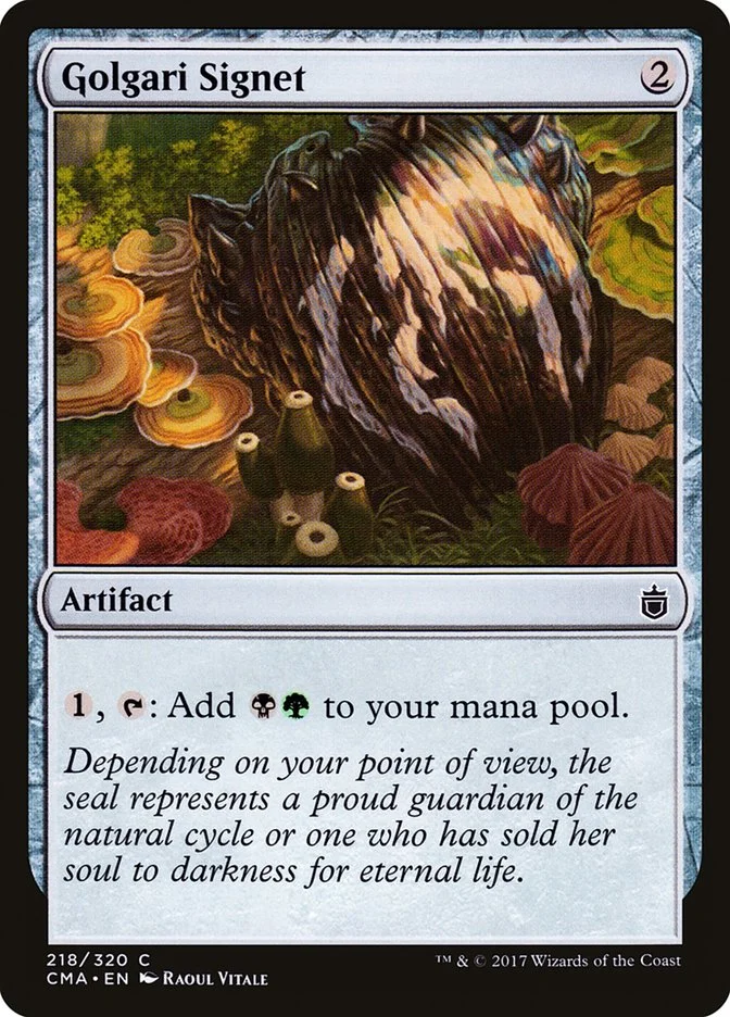 Golgari Signet 「CMA/218」「EN」