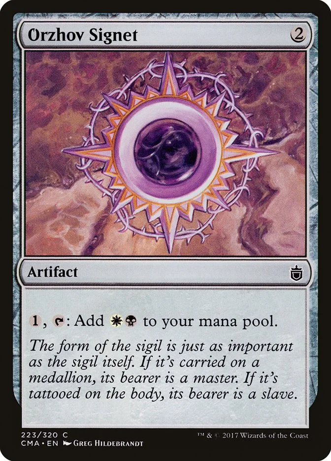 Orzhov Signet 「CMA/223」「EN」