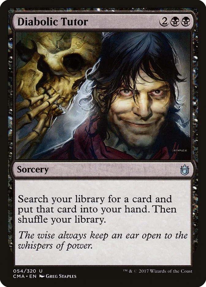 Diabolic Tutor 「CMA/54」「EN」