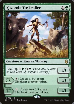 Kazandu Tuskcaller #121 · Magic: The Gathering