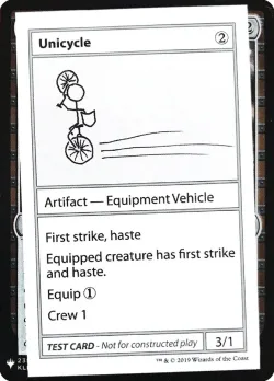 Unicycle 「CMB1/110」「EN」