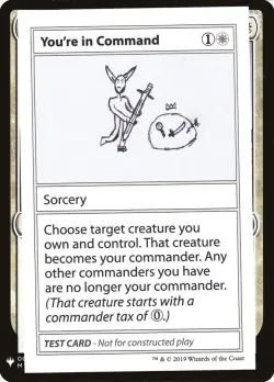 You're in Command #15 · Magic: The Gathering