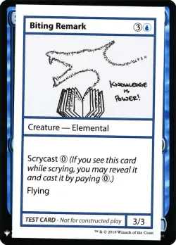 Biting Remark #17 · Magic: The Gathering