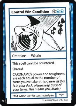 Control Win Condition #19 · Magic: The Gathering