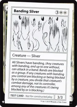 Banding Sliver #2 · Magic: The Gathering