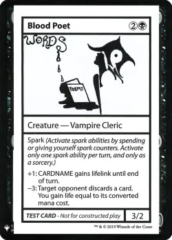 Blood Poet #34 · Magic: The Gathering