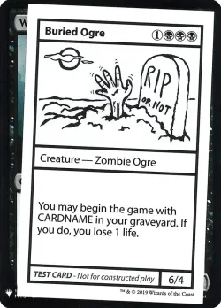 Buried Ogre #36 · Magic: The Gathering