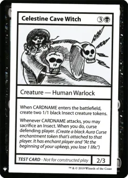 Celestine Cave Witch #37 · Magic: The Gathering
