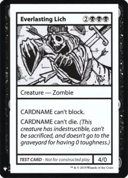 Everlasting Lich #41 · Magic: The Gathering