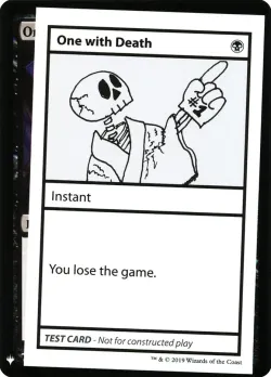 One with Death #45 · Magic: The Gathering