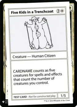 Five Kids in a Trenchcoat #5 · Magic: The Gathering