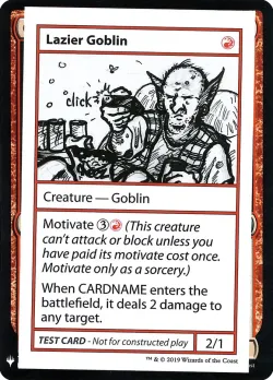 Lazier Goblin #56 · Magic: The Gathering