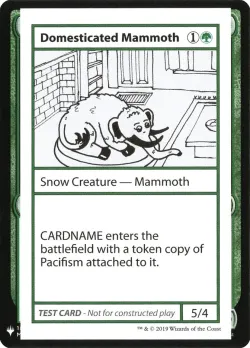 Domesticated Mammoth #72 · Magic: The Gathering