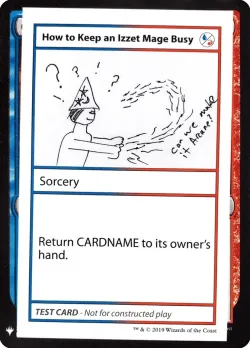 How to Keep an Izzet Mage Busy 「CMB1/93」「EN」