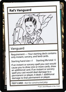 Ral's Vanguard #1 · Magic: The Gathering