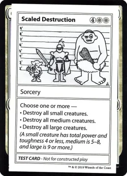 Scaled Destruction #12 · Magic: The Gathering