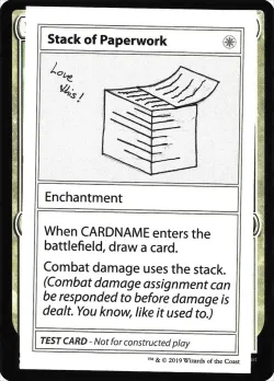 Stack of Paperwork #13 · Magic: The Gathering