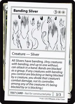 Banding Sliver #2 · Magic: The Gathering