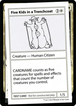 Five Kids in a Trenchcoat #5 · Magic: The Gathering