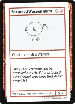Seasoned Weaponsmith #63 · Magic: The Gathering