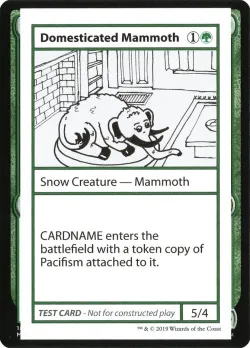 Domesticated Mammoth #72 · Magic: The Gathering