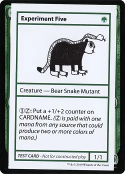 Experiment Five #73 · Magic: The Gathering