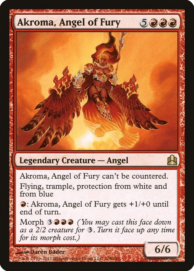 Akroma, Angel of Fury 「CMD/108」「EN」