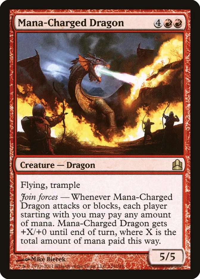 Mana-Charged Dragon 「CMD/129」「EN」