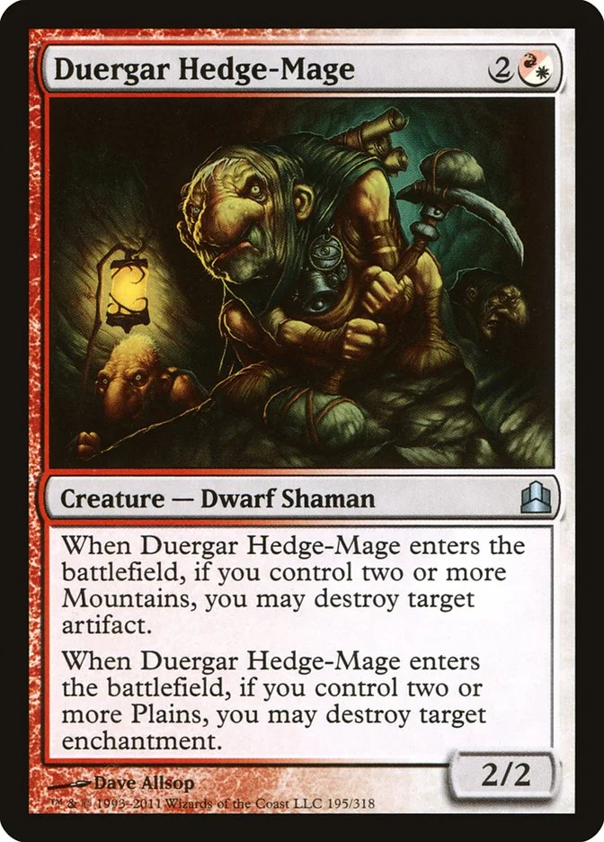 Duergar Hedge-Mage 「CMD/195」「EN」
